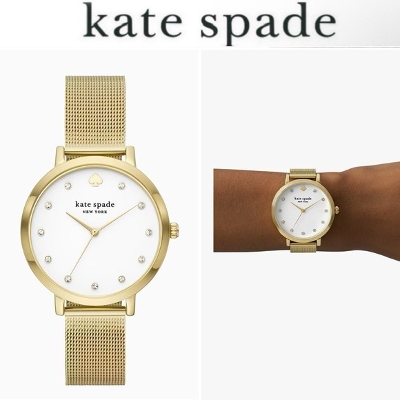 kate spade Accessories - Kate Spade Gold Mesh Strap Women's Watch KSW9056 248$
